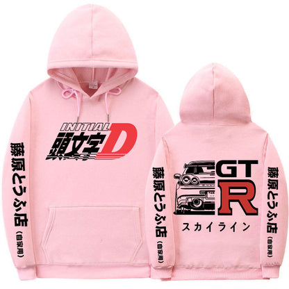 R34 Kapuzenpullover mit Initial D