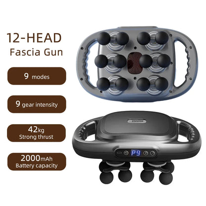 42-Heads Fascia Gun High-Frequency Vibration Body Massager
