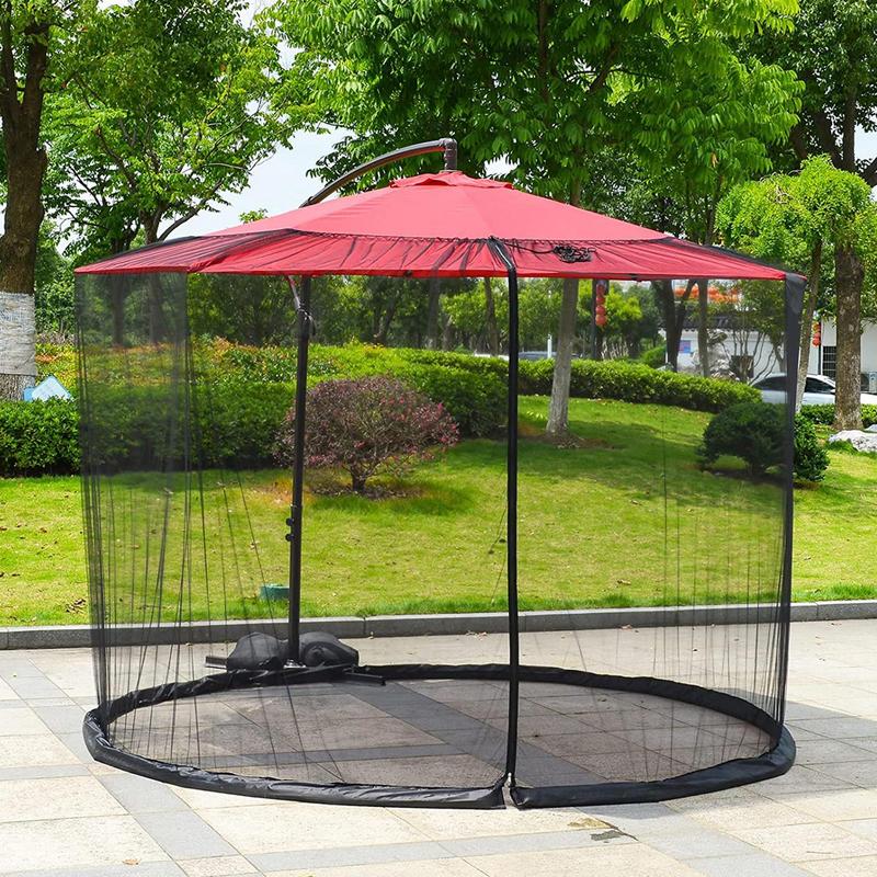 Malla mosquitera para sombrilla 