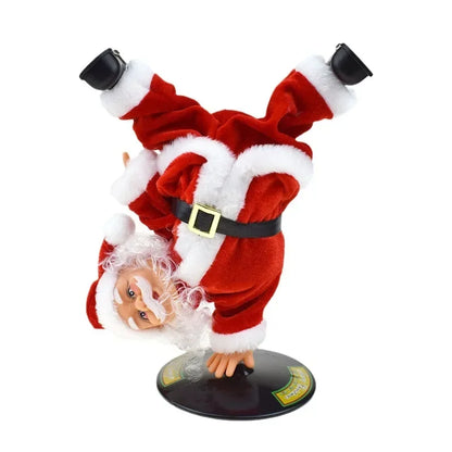 Breakdance-Weihnachtsmann Dynamische Weihnachtsfigur