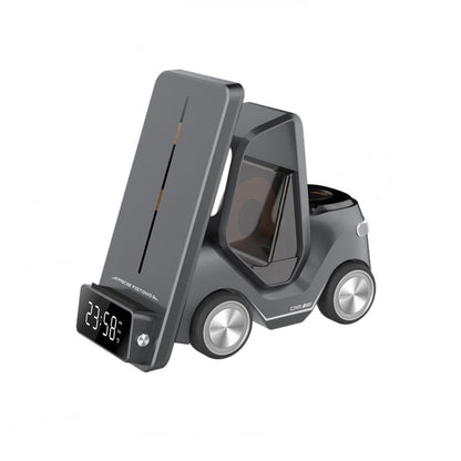 All-in-One Charging Station: Alarm, Wireless, Night Light
