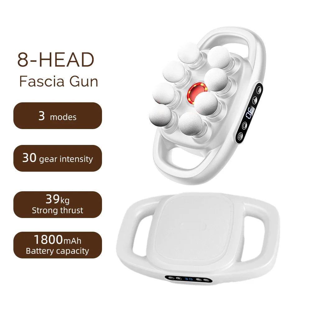 42-Heads Fascia Gun High-Frequency Vibration Body Massager