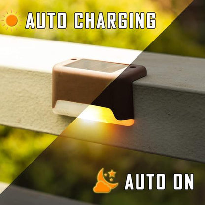 Luces LED solares para terrazas de exterior