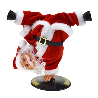 Breakdance-Weihnachtsmann Dynamische Weihnachtsfigur
