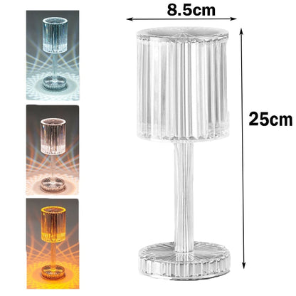 Diamant-Kristalllampe