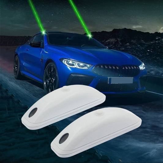 Sistema de iluminación de alerta láser en la carretera