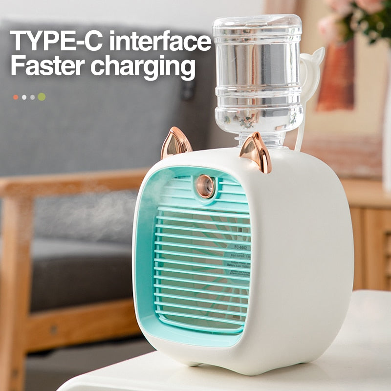 Mini refrigerador de aire