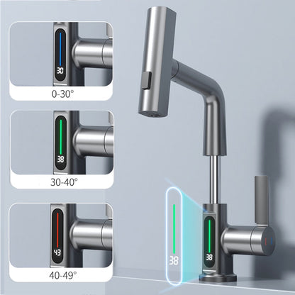 Wasserhahn mit digitaler Temperaturanzeige 