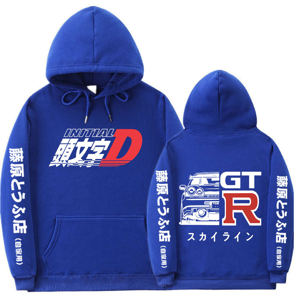 R34 Kapuzenpullover mit Initial D