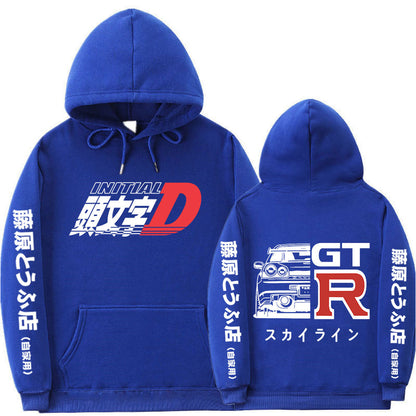 R34 Kapuzenpullover mit Initial D