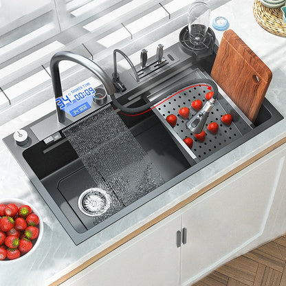 Fregadero de cocina de acero inoxidable