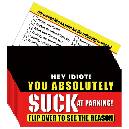 Stop Bad Parking Cards® (50er-Packung) 