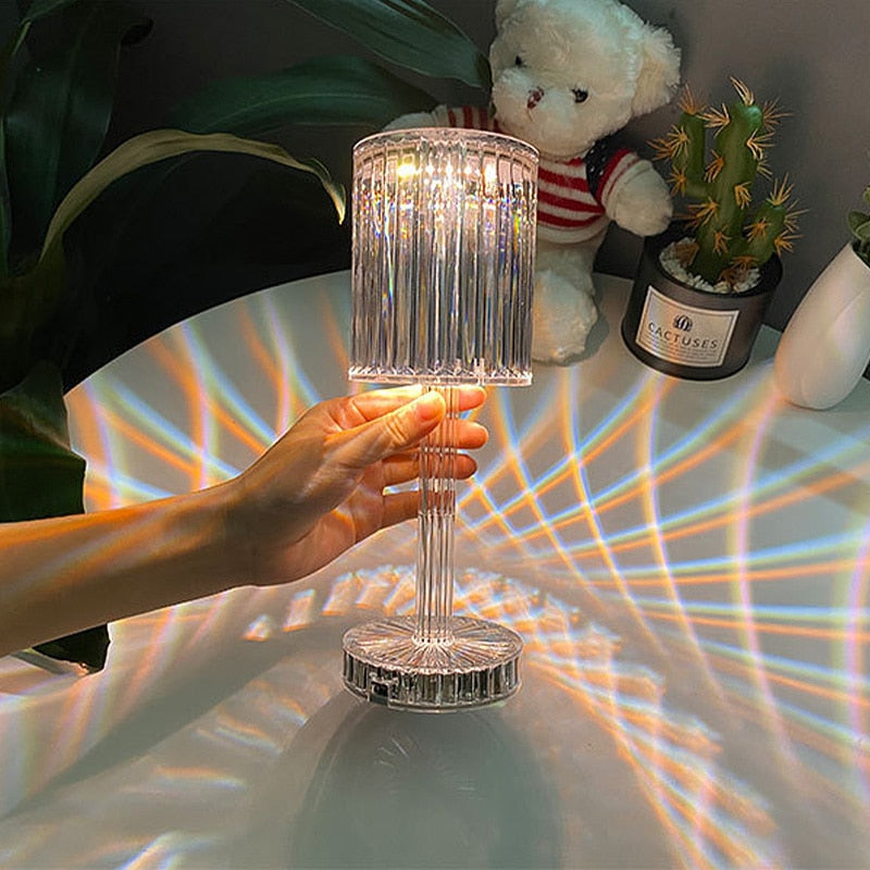 Diamant-Kristalllampe