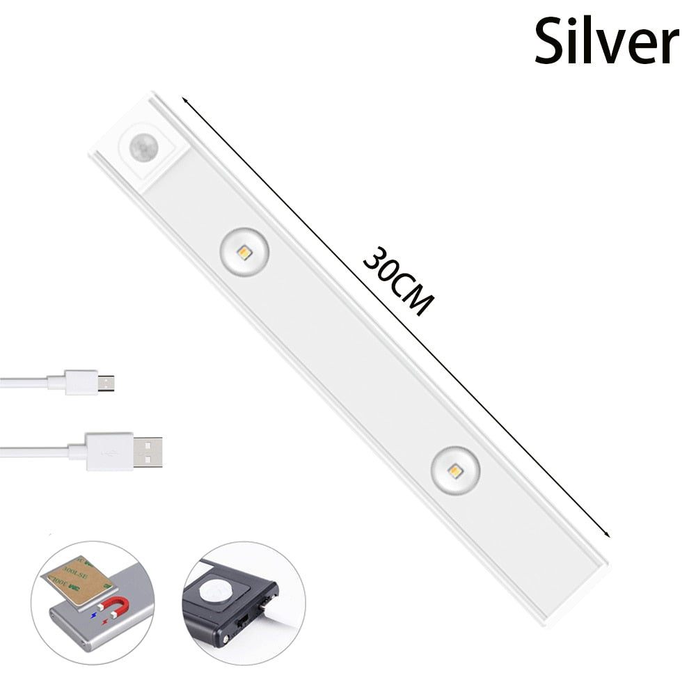 Luz LED nocturna con sensor de movimiento y USB 
