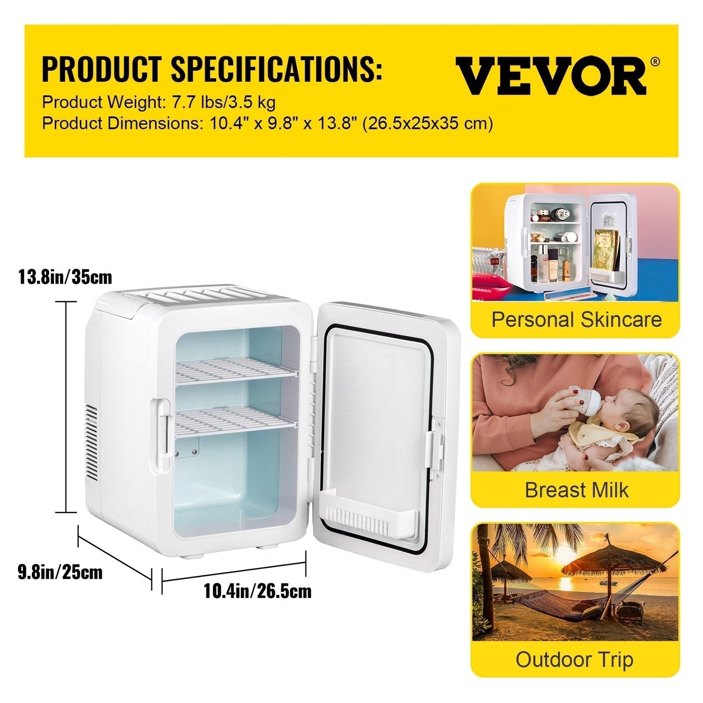 Mini refrigerador para automóvil 