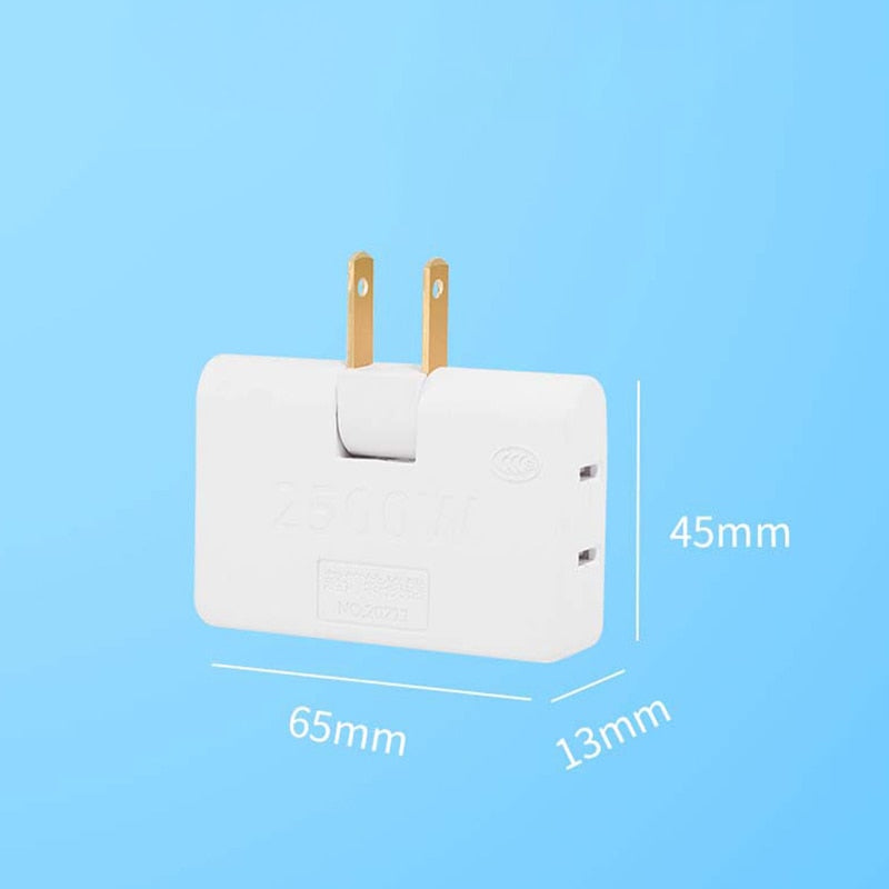 3-in-1-Verlängerungsstecker, elektrischer Adapter 