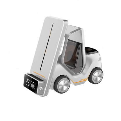 All-in-One Charging Station: Alarm, Wireless, Night Light