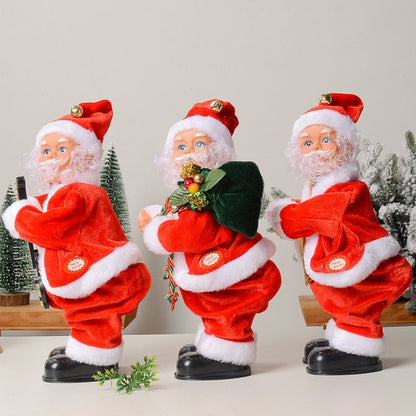 Papá Noel bailando