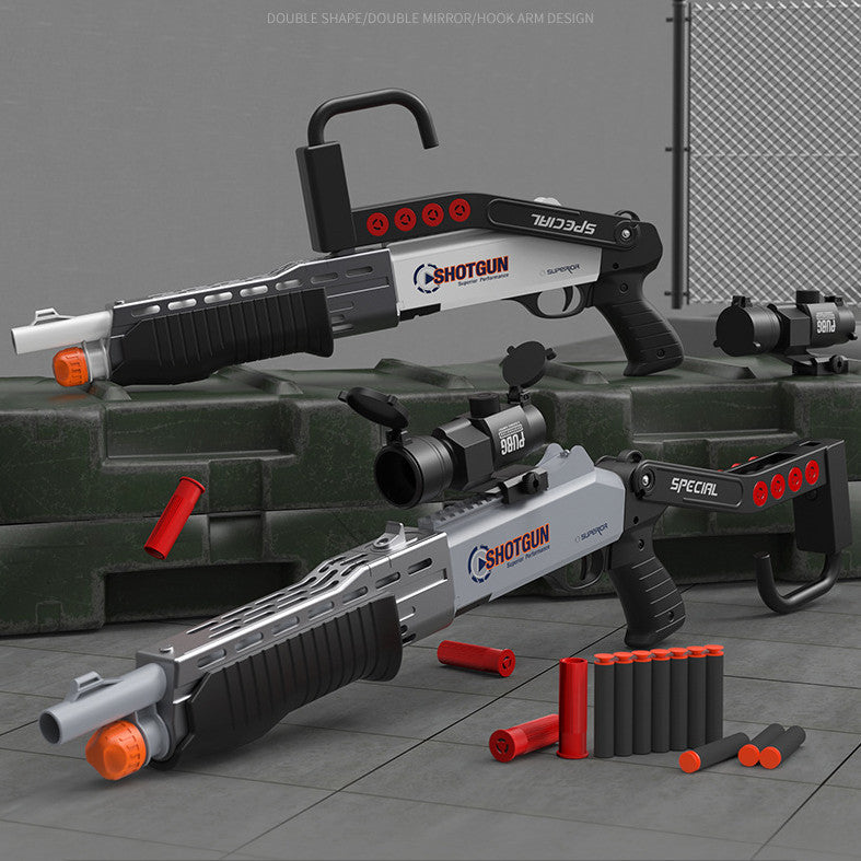 SPAS-12 Spielzeugpistole mit Patronenauswurf und weichen Kugeln