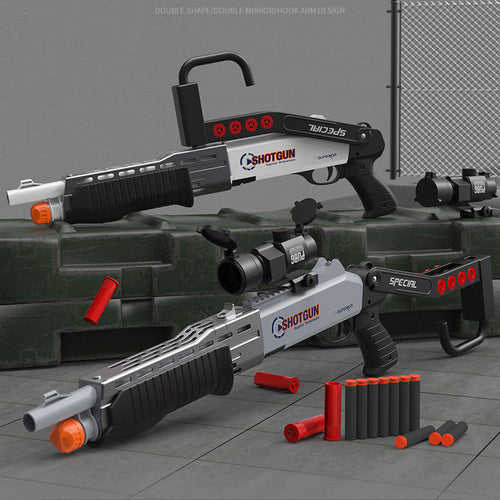 SPAS-12 Spielzeugpistole mit Patronenauswurf und weichen Kugeln