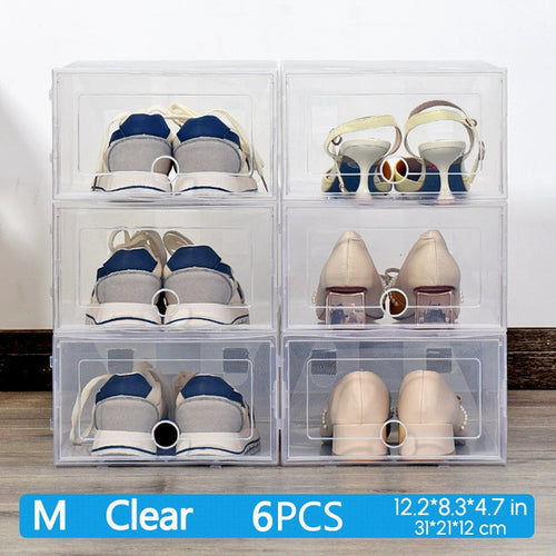 Transparenter Schuhkarton Schuh-Organizer
