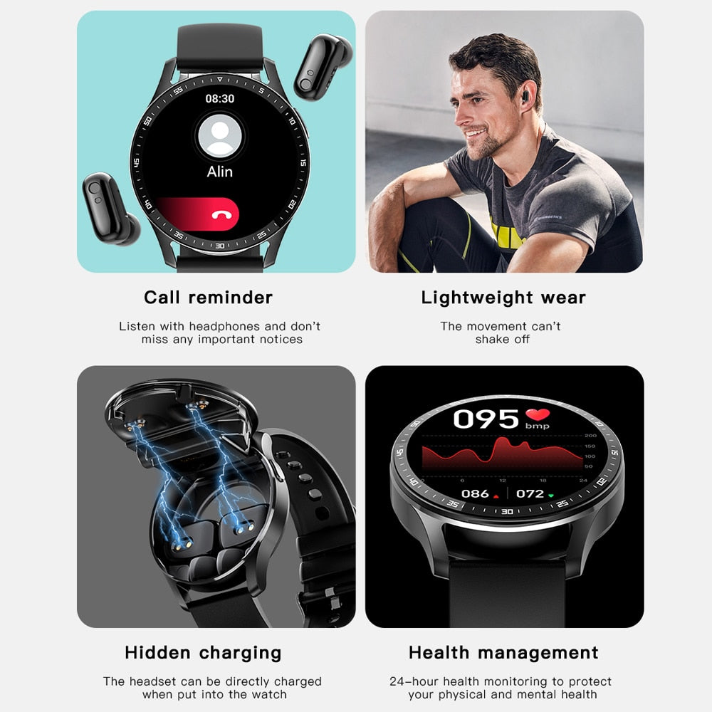 Reloj inteligente con auriculares