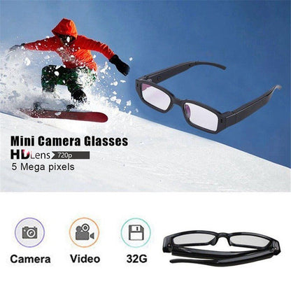 Cámara de conducción liviana con grabadora de video de gafas inteligentes de 720P HD