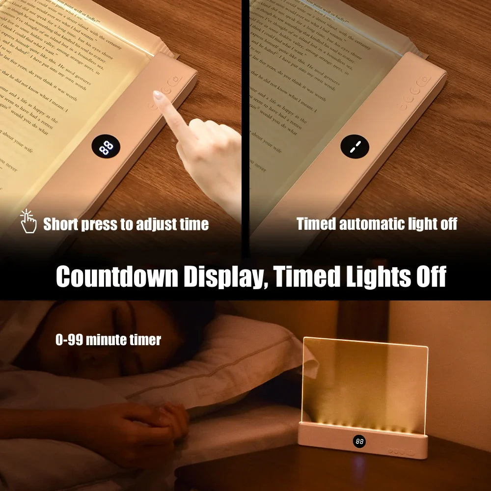 LED Flat Panel Eye Protection Reading Light