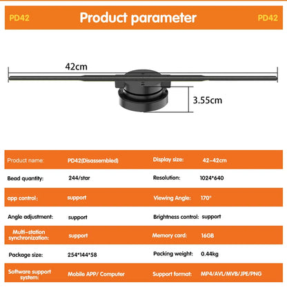3D HD Hologramm Projektor