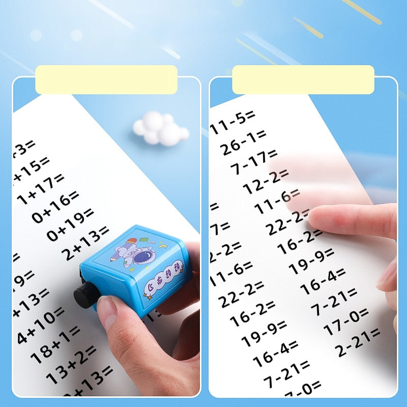 Mathe-Übungsstempel