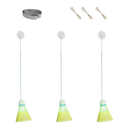 VOLANTE DE BÁDMINTON CON LEDS PARA RETORNO