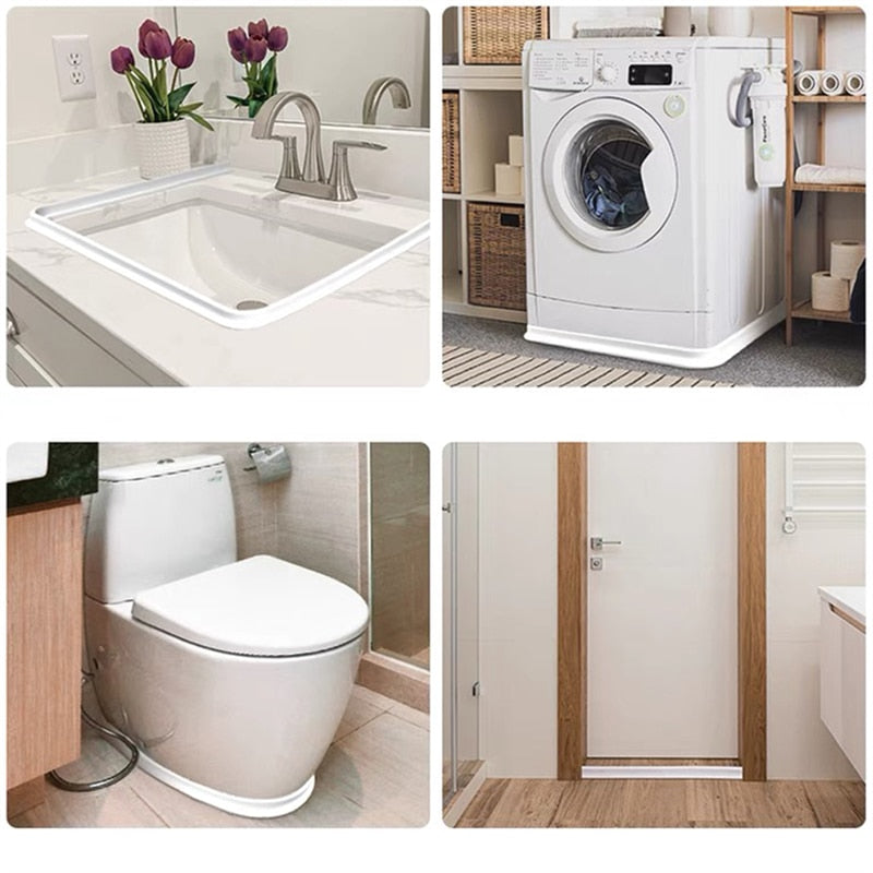 Tapón de agua de silicona adhesivo para baño 