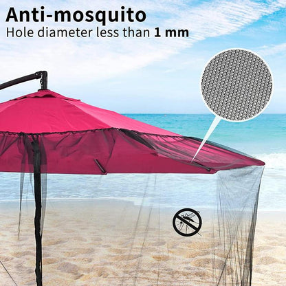 Malla mosquitera para sombrilla 