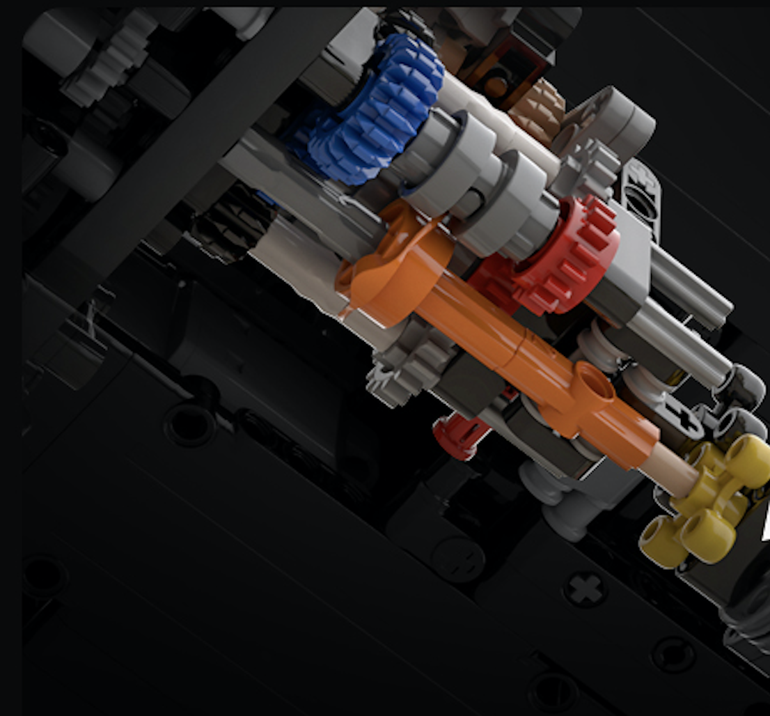 Ferngesteuerter italienischer Supersportwagen 3187 Teile 