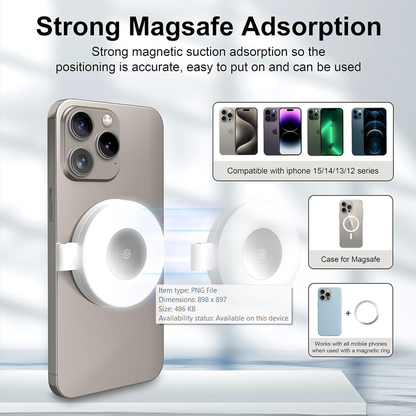 Magnetisches kabelloses LED-Ringlicht