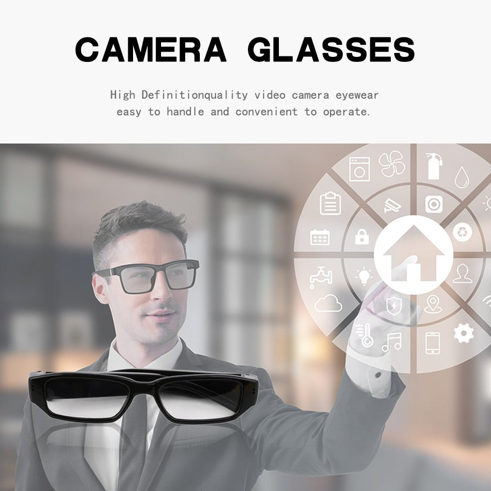 Cámara de conducción liviana con grabadora de video de gafas inteligentes de 720P HD