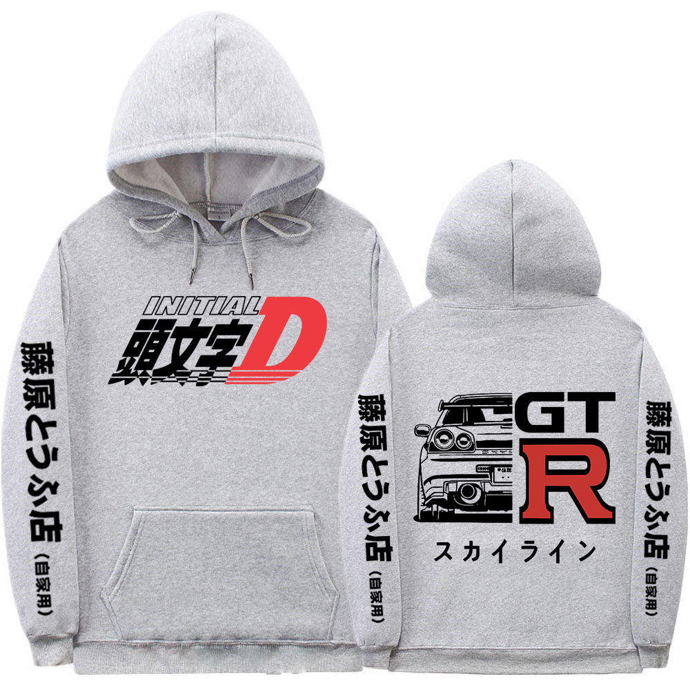 R34 Kapuzenpullover mit Initial D