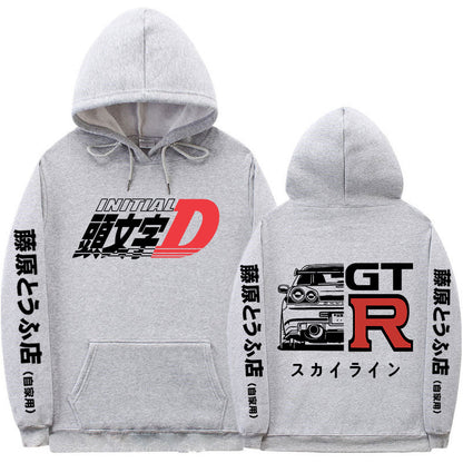 R34 Kapuzenpullover mit Initial D