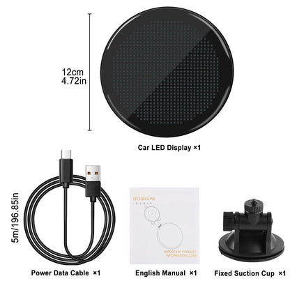 Auto Emoji LED-Lichtanzeige