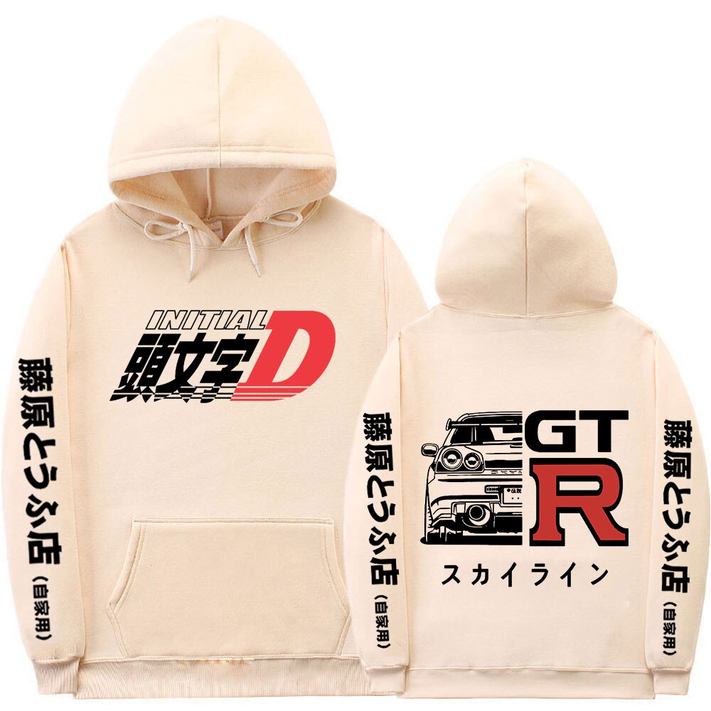 R34 Kapuzenpullover mit Initial D