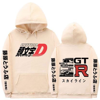 R34 Kapuzenpullover mit Initial D