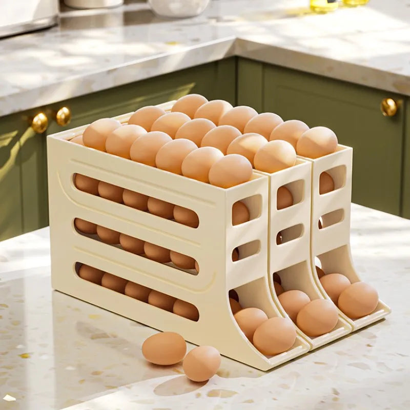 Organizador de huevos deslizante 