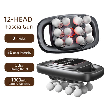 42-Heads Fascia Gun High-Frequency Vibration Body Massager