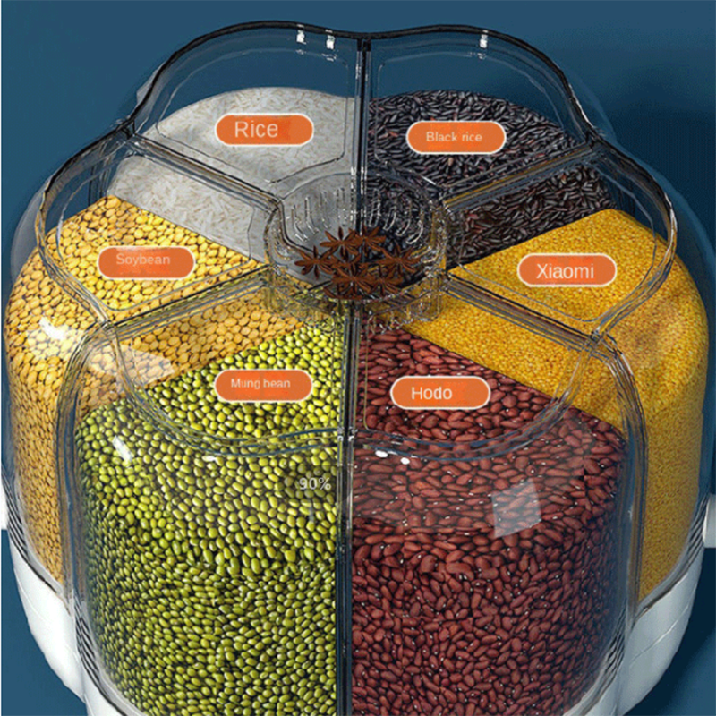 Dispensador de cereales giratorio