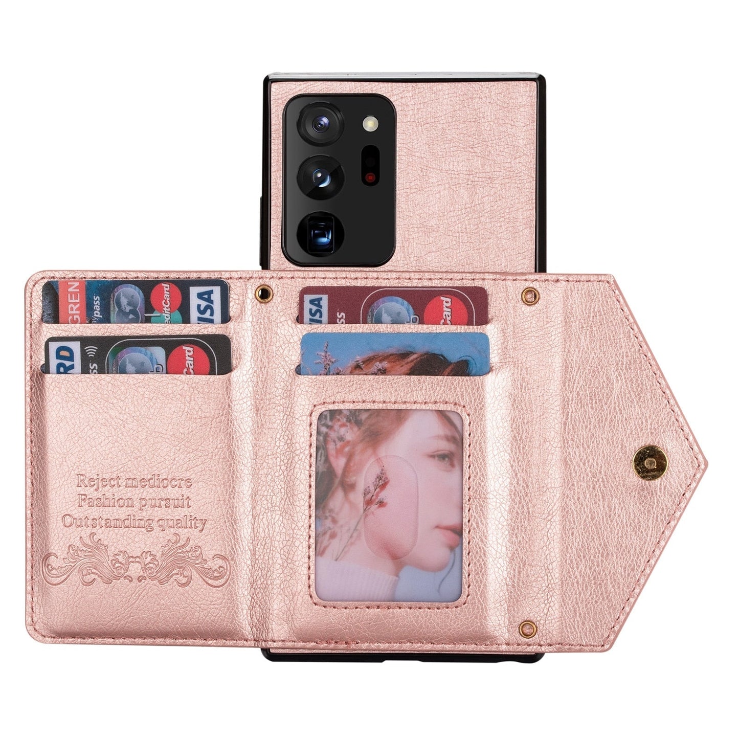 Funda tipo billetera para teléfono Samsung