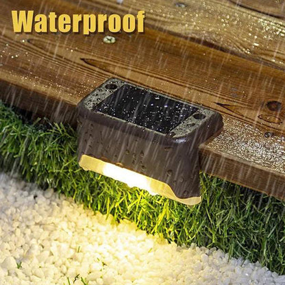 Luces LED solares para terrazas de exterior