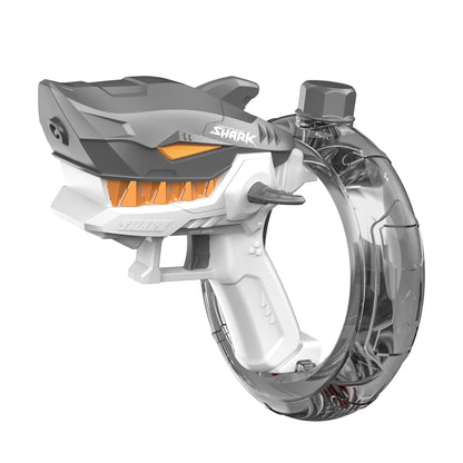 Pistola de agua eléctrica Shark Juguete para niños Pistola de agua automática de verano de gran capacidad