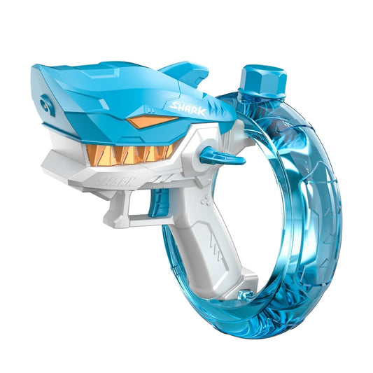 Pistola de agua eléctrica Shark Juguete para niños Pistola de agua automática de verano de gran capacidad