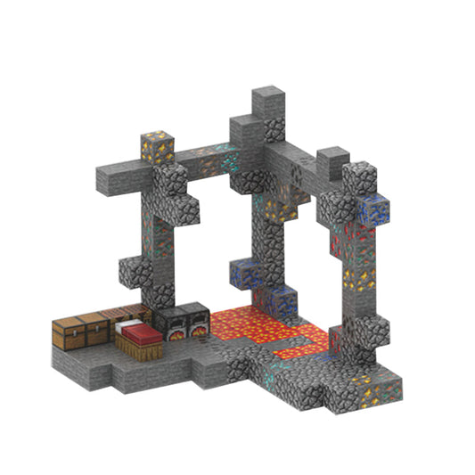 128 STÜCKE Meine Welt Magnetische Bausteine ​​Spielzeug Mine Exploration Magnet Welt Set-T033