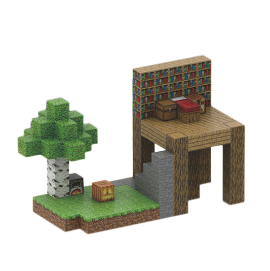 128PCS Magnetische Ziegelsteine ​​My World Bausteine ​​Spielzeugset -T048